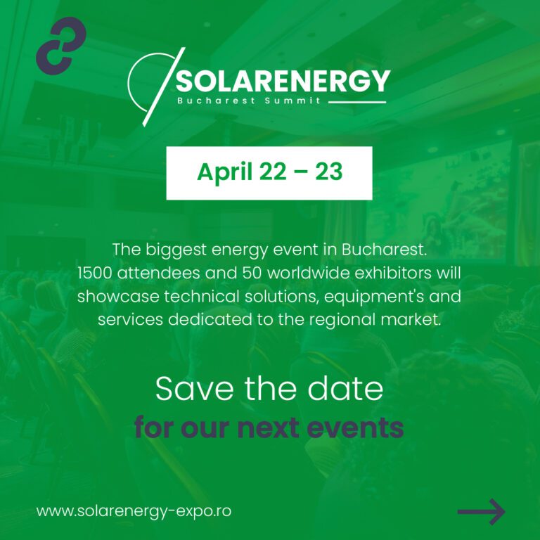 Solar Energy Bucharest Summit, 5th edition